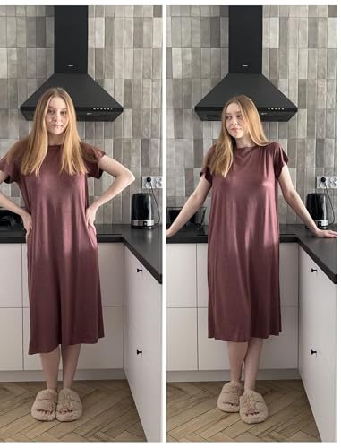 Image of Deyeek Hospital Gowns for Women Labor Delivery Shoulder Surgery Dress Adaptive Clothing Night Robes for Elderly Plus Size