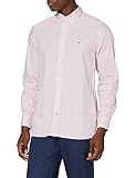  Tommy Hilfiger Micro Bandana Print Shirt Camisa, Red, S para Hombre