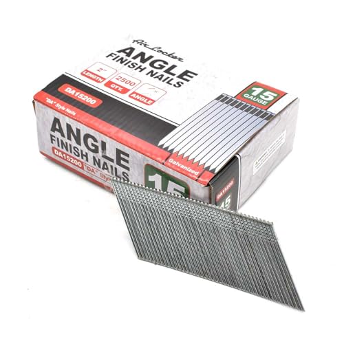 Air Locker DA15200 15 Gauge Angled Finish Nails - 2 Inch (2500 / Pack)
