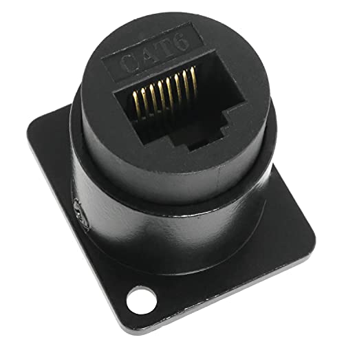 Conector industrial RJ45 Cat6 para panel impermeable miniatura 2