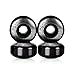 Roue de planche à roulettes Roue d'action de planche à roulettes 95A Rebond High durable Puce Roues de planche à planche à planche longue de croisement 52x30mm 4 pcs avec Abec-9 Roues de rechange (noi