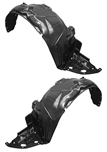 Parts N Go 2003-2007 Accord Fender Liner Pair Driver & Passenger Side Splash Guard - HO1248117 74151SDNA00, HO1249117 74101SDNA00