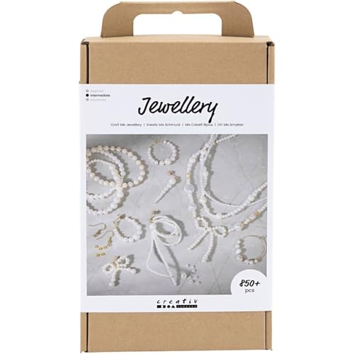 Kit nacre blanche Craft Mix multicolore pour réparer et sublimer vos bijoux