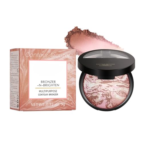 Create Dimensional Marble Baked Contorting Powder Resalta tus mejores características. Polvo corrector de color horneado con confianza