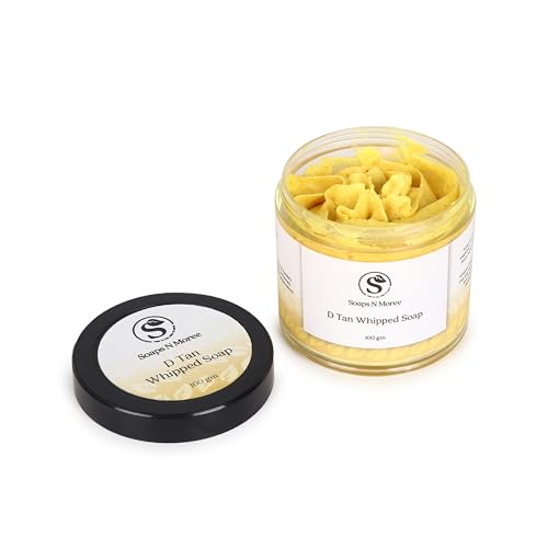 Image of D Tan Whipped Soap for Cleansing | Creamy Bath soap for Smooth & Refreshing Skin | Helps Cleanse, Soft Texture, Hydrating Even Tone | Daily Bathing Bars for Moisturized & Nourished Skin