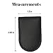 Marshal Wallet Genuine Leather Black Strong Magnetic Money Clip