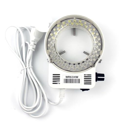 Microscope Microscope LED Ring Light Illuminator Lamp 0-100% Adjustable lamp for miniscope Ring Light 5W 110V-220V