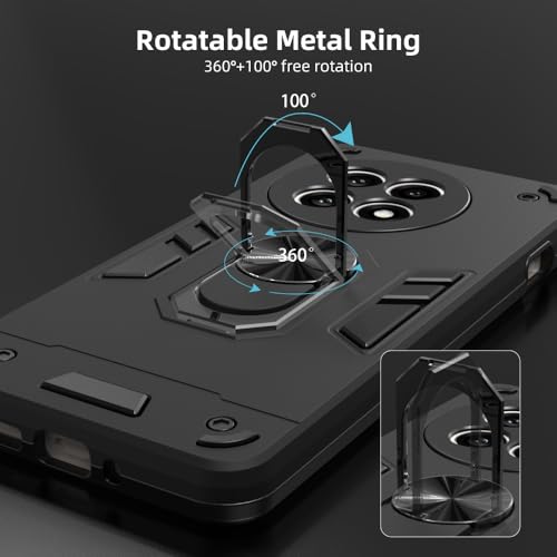 Image of NDCOM for OnePlus 13R Back Cover | Premium OnePlus 13R Case for Maximum Protection | Stylish Design OnePlus 13R Cover | Ring Holder Case