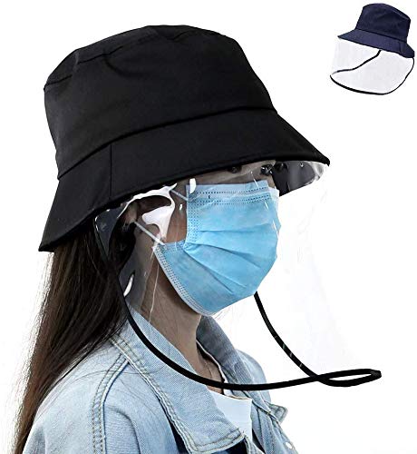 Sombrero de protección facial antisalpicaduras, protector facial transparente, antiepidémicos, para exteriores