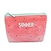 Produktbild Pouybie Einfache Geldbörse Mini-Pouch Wallet Bag Aufbewahrungstasche für Datum Kabel Schlüssel Headset Lippenstift Niedlichen Cartoon-Muster (Wassermelone)