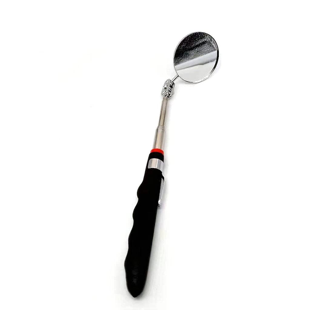 Nawwgy Flexible Inspection Extendable Handle Telescoping Inspection Tool for Engine Underpan Repair ABS+Metal+Glass