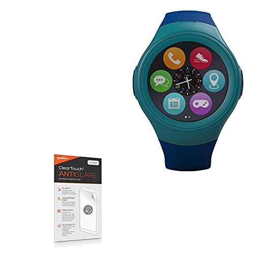BoxWave Screen Protector Compatible with Timex FamilyConnect - ClearTouch Anti-Glare (2-Pack), Anti-Fingerprint Matte Film Skin