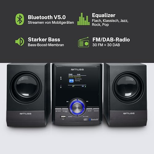 MUSE Chaîne HiFi CD M50DBT - vue 8