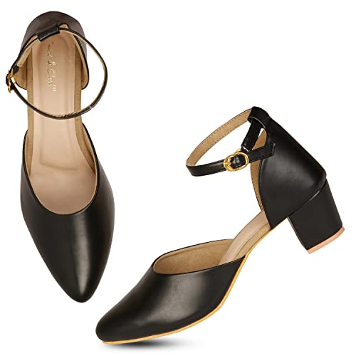 Image of Smart & Sleek Women's Comfortable Block Heels Sandal
