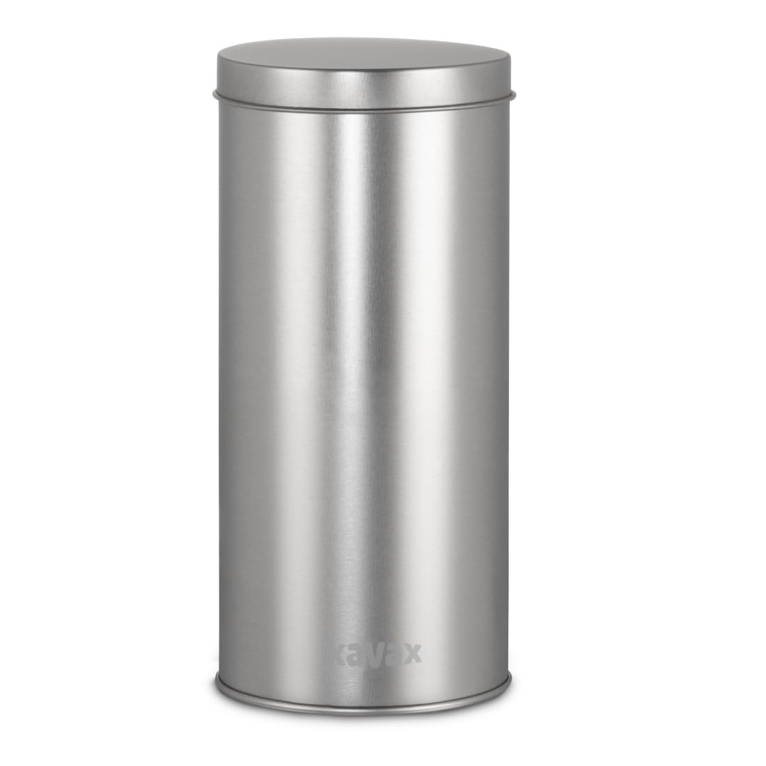 Xavax | Pot à Café en Acier Inoxydable - Grande Capacité (Plus de 1 kg), Adapté à Tous les Aliments - Couleur Noir Mat