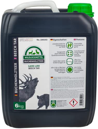 EUROHUNT Lockstoff Buchenholzteer 5 L - Reclamo y atrayentes para Caza