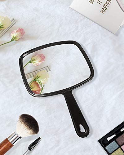 Protecle Hand Mirror, Handheld Makeup Mirror With Handle For Barber Hairdressing (Square Black L) #TOP5