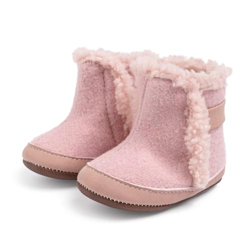 Baby Boys Girls Boots Newborn Shoes Winter Snow Anti-Slip Soft Sole Warm Infant Toddler Prewalker Booties