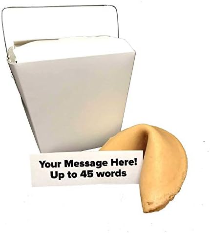 Custom Jumbo Fortune Cookie w/Takeout Box