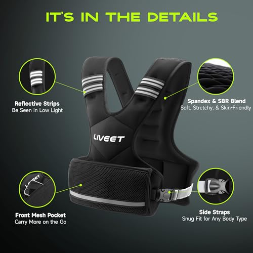 Liveet 11-20lb Adjustable Vest