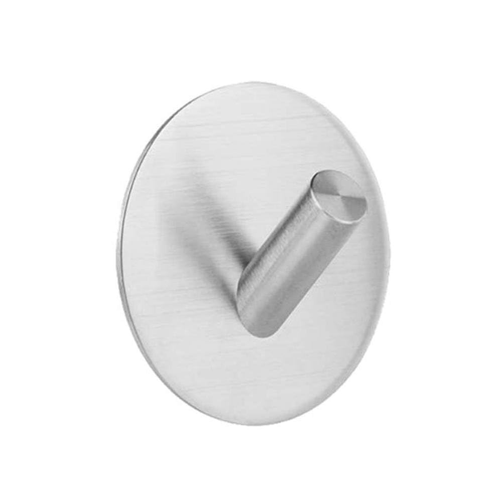 VVW&LIU 1pc Stainless Steel Towel Hook Silver Bathroom Hardware Set Towel Rack Toilet Paper Holder Towel Bar Hook Bathroom Accessorie