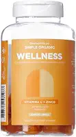 Gummy Vitamina C + Zinco Sabor Limão Cabelo Unhas Simple Organic