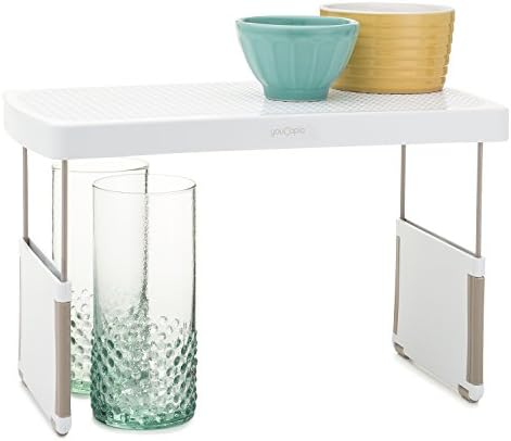 YouCopia StoreMore Height Adjustable 34 cm Shelf Riser, White, 34cm