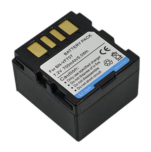 Amsahr BT-JVCBNVF707-1CT Numérique Remplacement Caméra/Caméscope Batterie pour Jvc Bn-Vf707/Gz: D240/D270/Df420/Df470/Gr: D239/D240 Gris