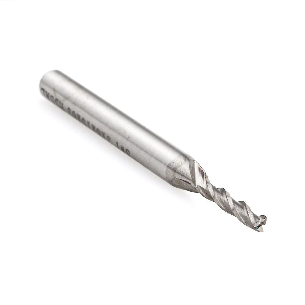 Frese Per Frese,Codolo Da 6 Mm,3 Taglienti, HSS E Alluminio, Fresa Da 3 Mm Di Diametro, Fresa Diritta, Utensile Da Taglio, Lunghezza Della Scanalatura Da 19 Mm, Per Legno, Nylon, Alluminio, Acciaio
