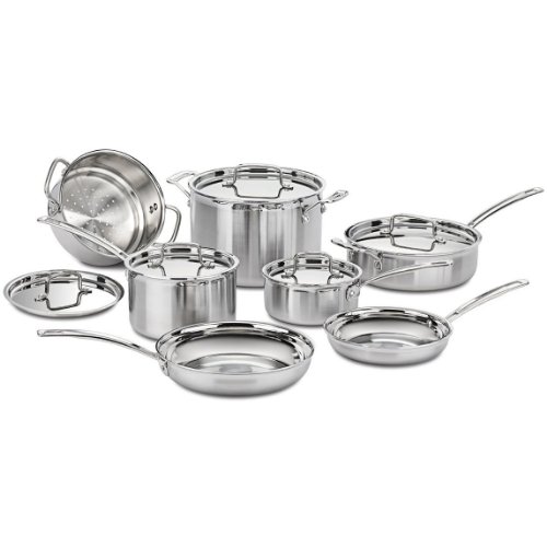 Cuisinart Multiclad Pro Triple Ply Stainless Steel 12-Pc. Set