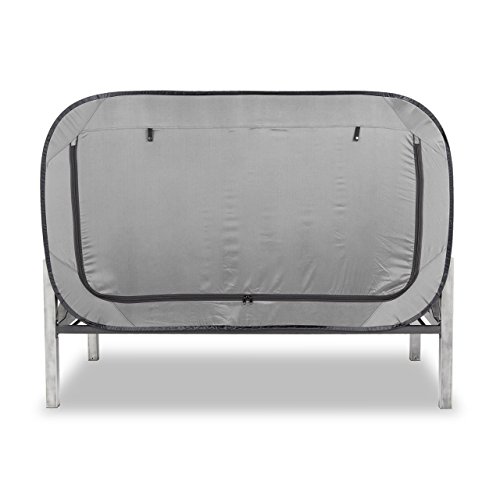 Privacy Pop Bed Tent (Twin) - Gray