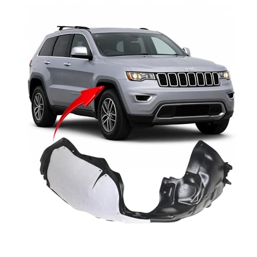 Image of FitParts Compatible with Jeep Cherokee 2016-2018 Front Right Fender Liner | Passenger Side, Plastic, Ready to Install, OEM 68209680AD, CH1249182