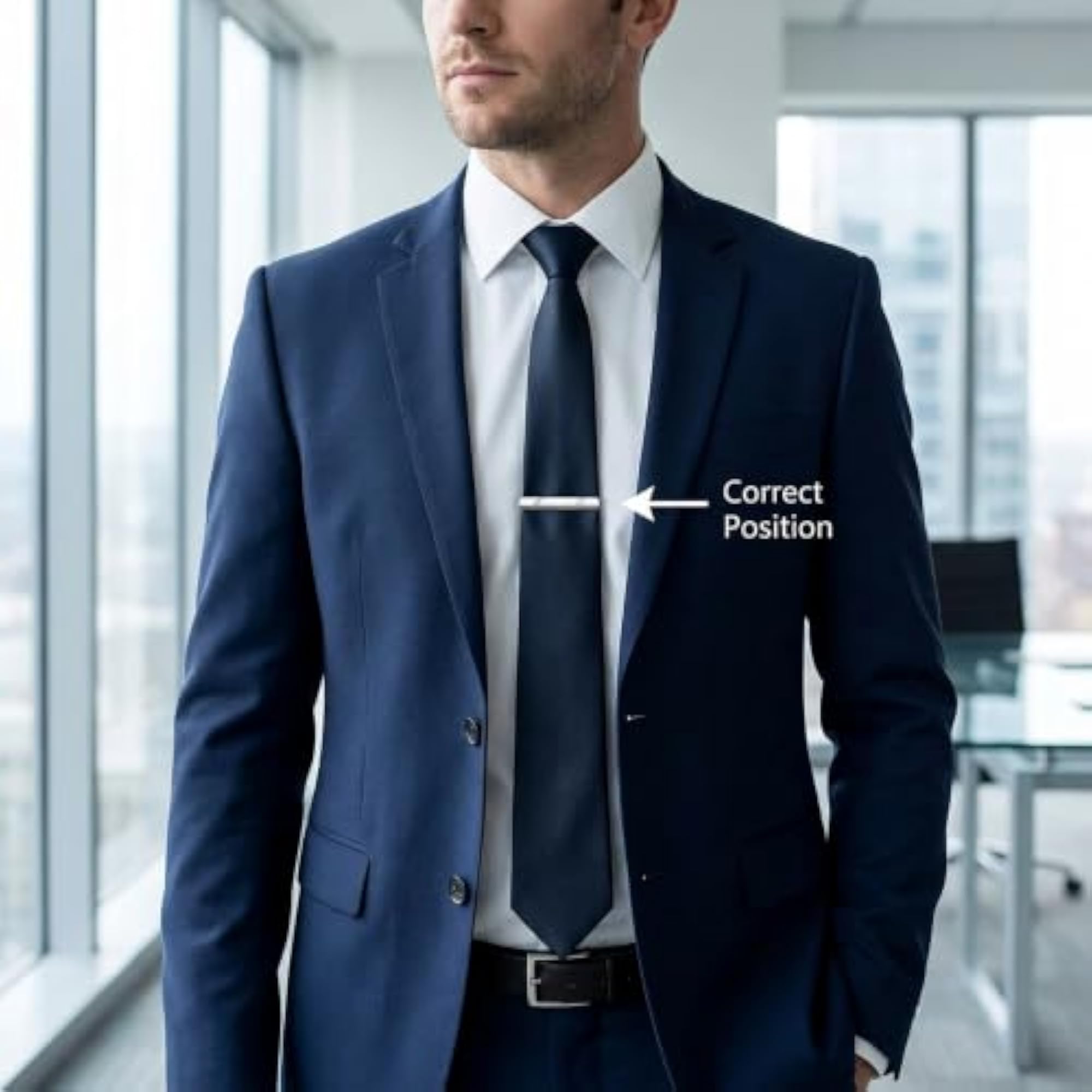 Men's 4pcs Fashion Elegant Style Tie Clip Set, Luxury Package