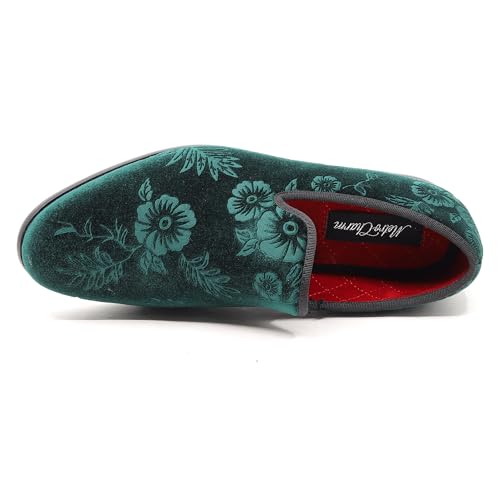 Men's Fashion Floral Dress Tuxedo Loafers Slip On Shoes SM-694