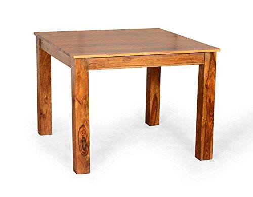 Image of Furnire Carp Sheesham Wood Urban 4 Seater Dining Table with 4 Chairs for Living Room Home || Solid Wood Dining Room Sets Furniture for Dinner Rooms & Hotels (Honey Finish)