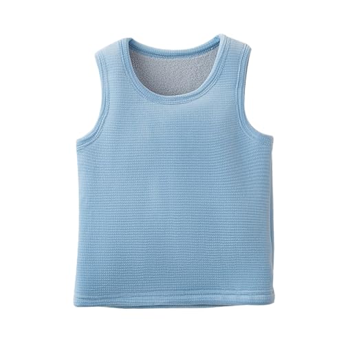 Kids Fleece Vest Pullover S𝐡erpa Solid Cute Winter Jacket Boy Girl Sleevless Shaggy Warm Casual Coats for Toddler