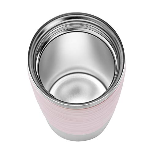 EMSA N2012000 Travel Mug Wave-Design Thermobeker/Isoleerbeker 500 ml, Poederroze - Image 4