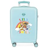 Patrulla Canina Paw Patrol Dream Patrol Maleta de Cabina Azul 38x55x20 cms Rígida ABS Cierre de combinación Lateral 34L 2 kgs 4 Ruedas Dobles Equipaje de Mano
