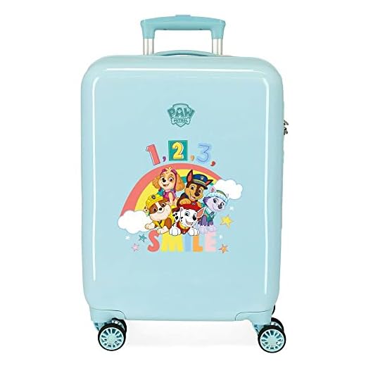 Patrulla Canina Paw Patrol Dream Patrol Maleta de Cabina Azul 38x55x20 cms Rígida ABS Cierre de combinación Lateral 34L 2 kgs 4 Ruedas Dobles Equipaje de Mano