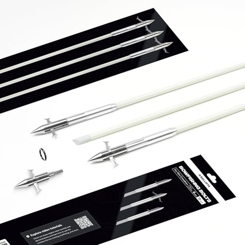 BALLISTA Mini Crossbows Bowfishing Arrows 15" Length, 6mm Micro-Diameter (Pack of 3)