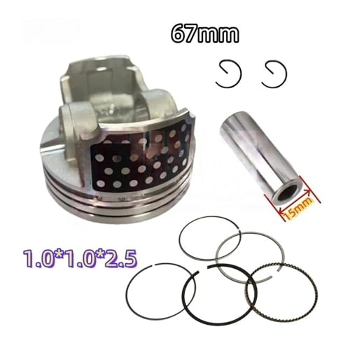 Kit cylindre piston 67mm pour CRF230F 233CC 2007-2015 avec axe et 15 segments