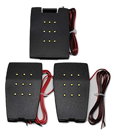 Amazon | 純正加工LEDラゲッジランプ（パネル色黒・3点セット・純白 