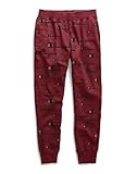 Champion Men's Reverse Weave Jogger-Print Pants, Multi Scale Script/Cherry Pie, Large