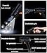 Handheld Anti Static Gun, Static Eliminator Ion Balance with Dust Detection Light, Hook Function, Efficient Ionizing Air Gun, for Industrial Static Removal, Electronic Repair,A