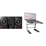 Pioneer DJ DJ Controller (DDJ-400) & Pyle Portable Adjustable Laptop Stand - 6.3 to 10.9 Inch...