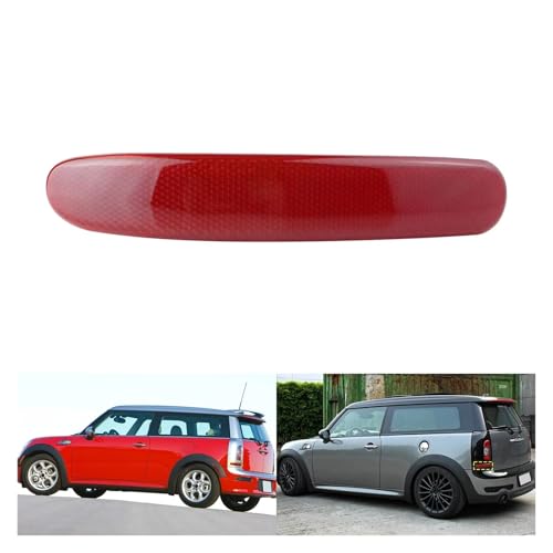 Cubierta de luz trasera izquierda con lente roja para Mini Cooper R55 08-14 2