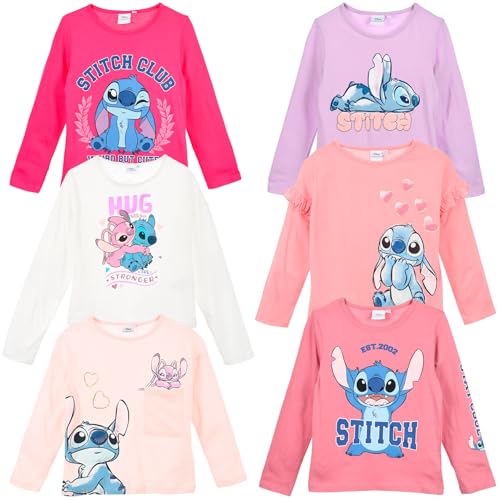 🐾 Design Ufficiale Disney – Maglia dedicata al simpatico Stitch, amatissimo dalle bambine e dalle teenager.
