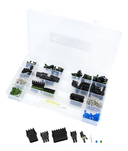 Image of Allstar Performance ALL76262 Weather Pack Connector Master Kit with Storage Box