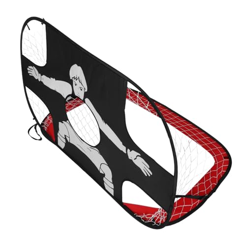 VANZACK Soccer Goals for Boys and Girls Boys and Girls Soccer Goal Football Net Red