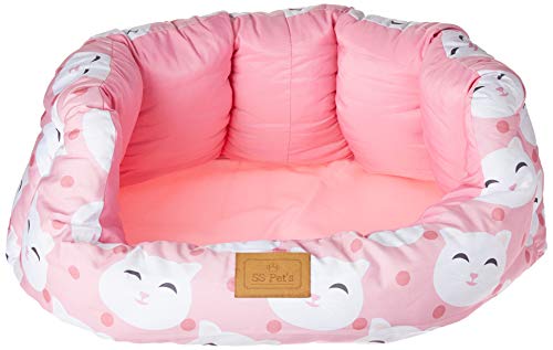 SS Pets Cama Soft Para Gatos Cats Rosa